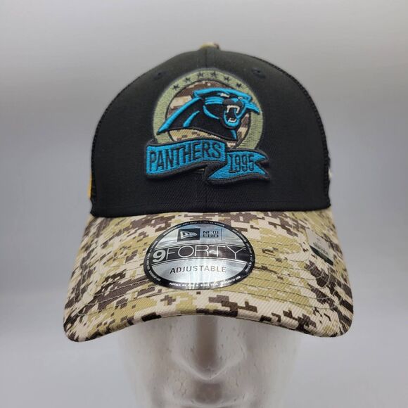 New Era Other - Carolina Panthers Mens Womens New Era Hat 9Forty Snapback Salute To Service NFL